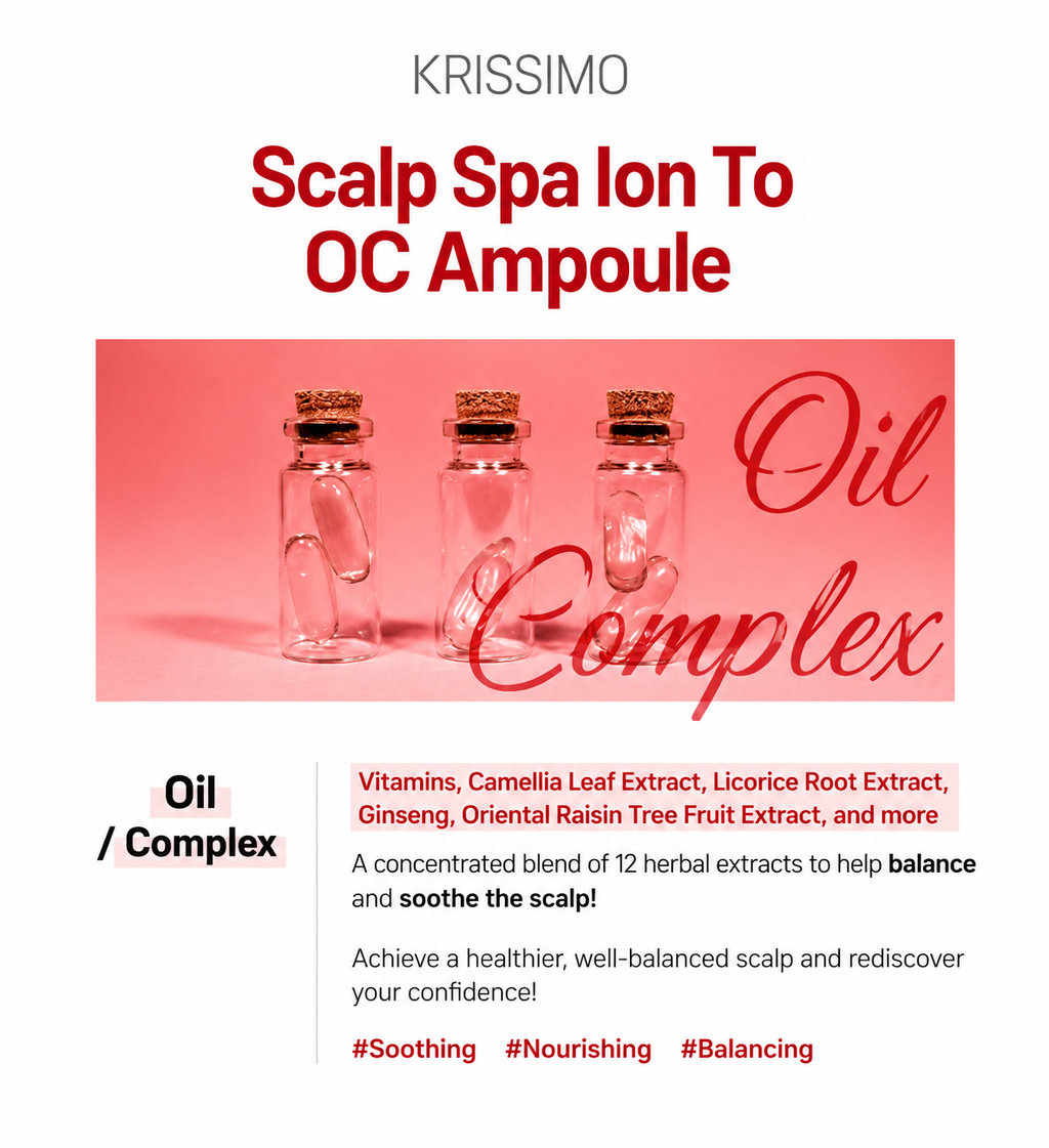 KRISSIMO Scalp Spa ION-TO OC Ampoule 10ml x 10ea