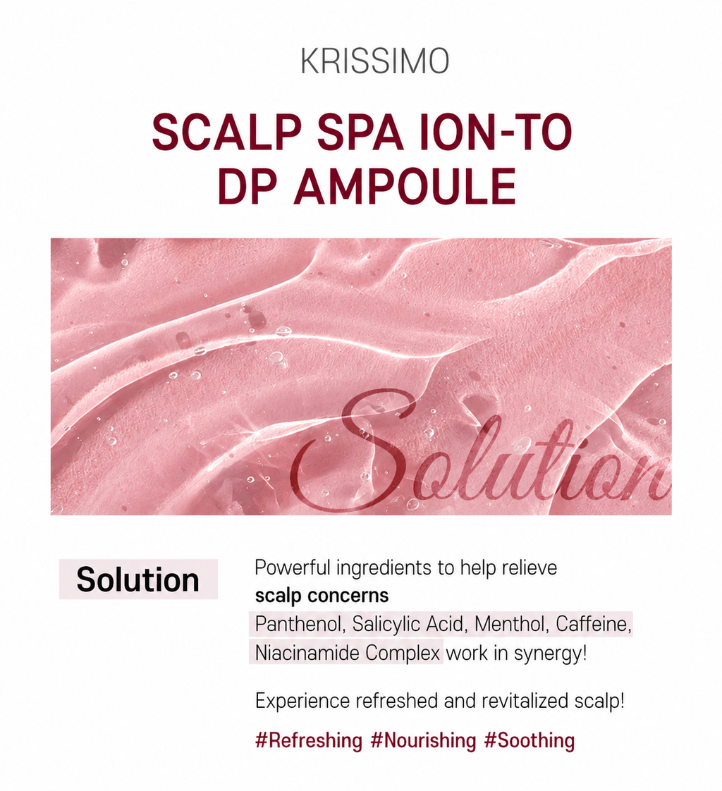 KRISSIMO Scalp Spa ION-TO DP Ampoule 10ml x 10ea