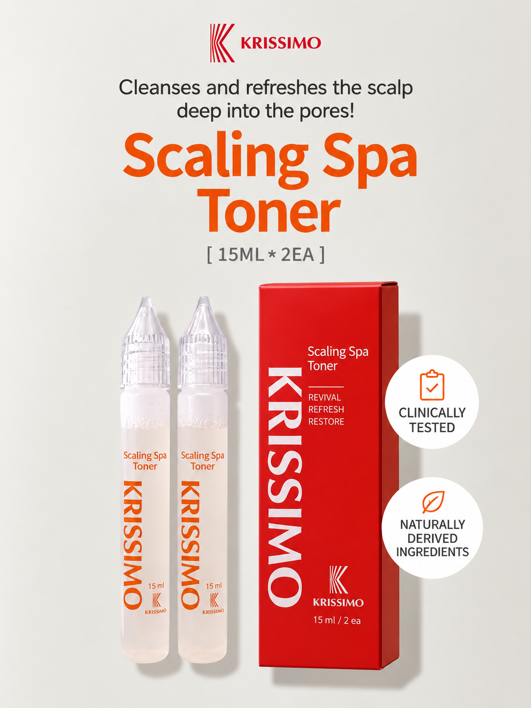 KRISSIMO Scaling Spa Toner 15ml x 2ea