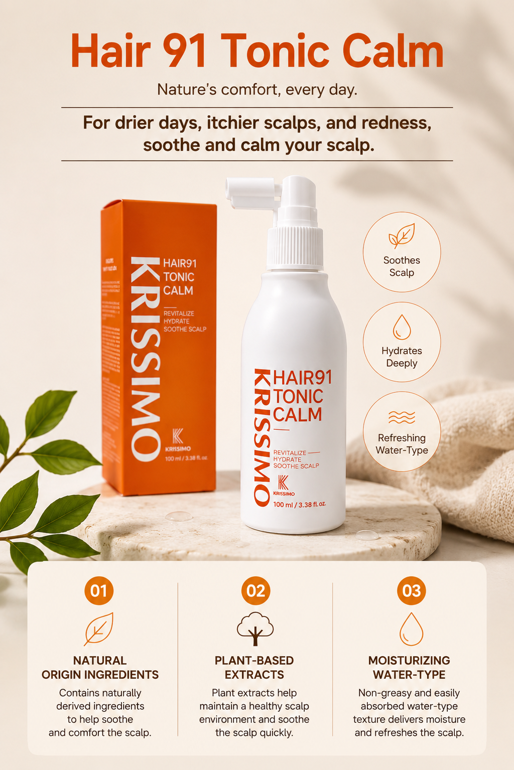 KRISSIMO Hair 91 Tonic Calm