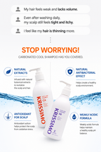 KRISSIMO H2CO3 Cool Shampoo 300ml x 2ea