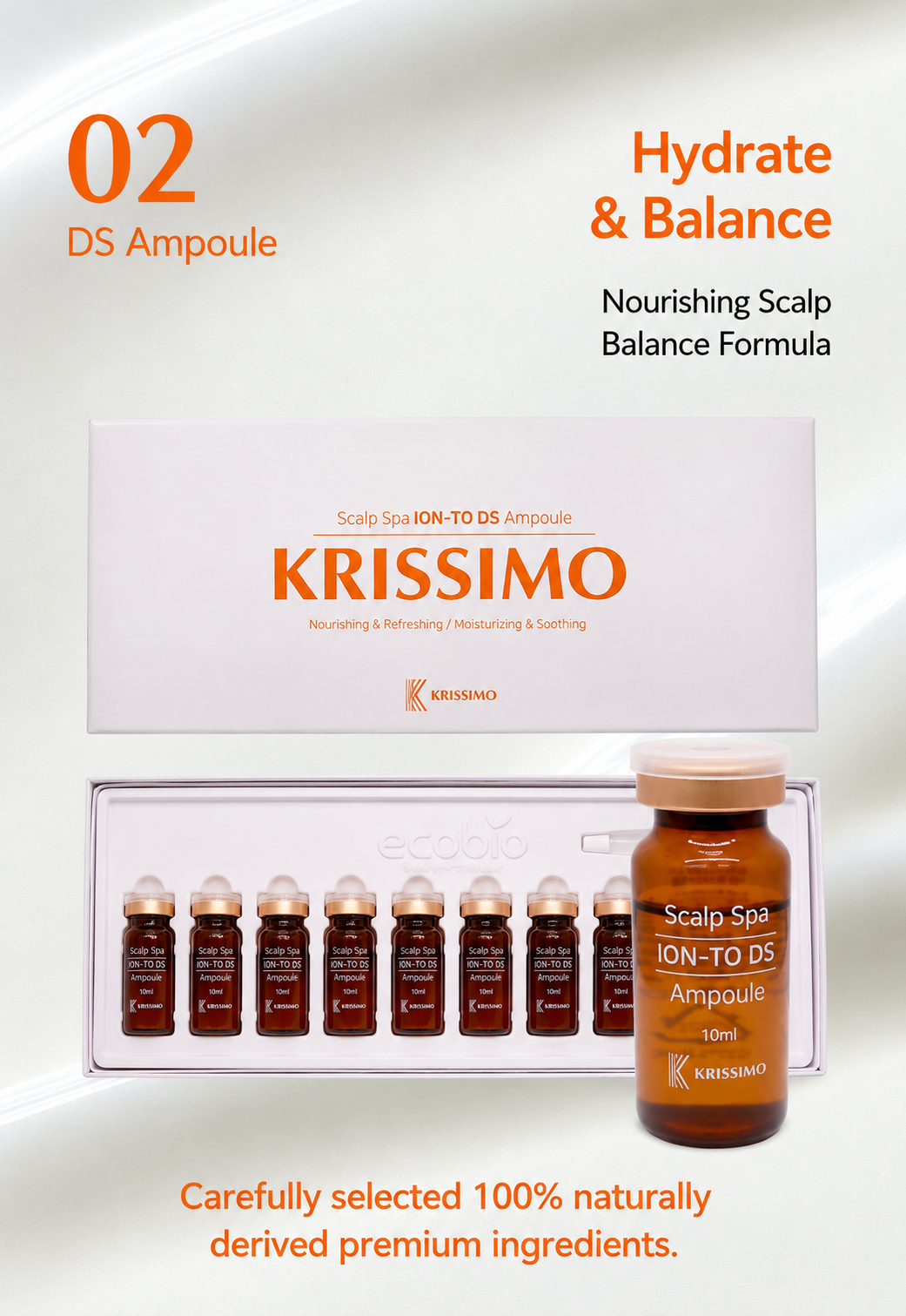 KRISSIMO Scalp Spa ION-TO DS Ampoule 10ml x 10ea