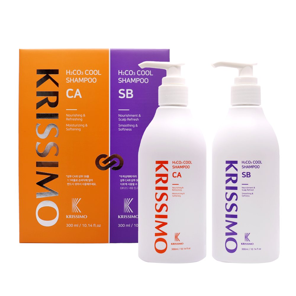 KRISSIMO H2CO3 Cool Shampoo 300ml x 2ea